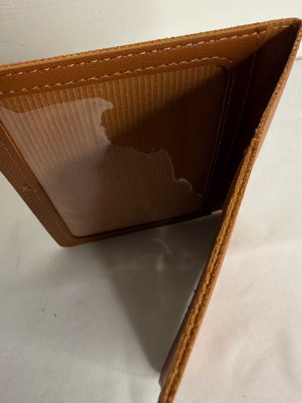 PASSPORT USA PASSPORT FOLDING ID HOLDER/CASE/ COVER BROWN - Picture 7 of 11